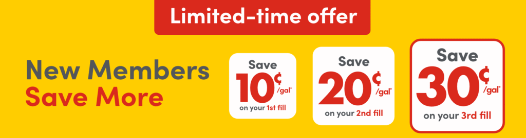 fuel rewards new members save more