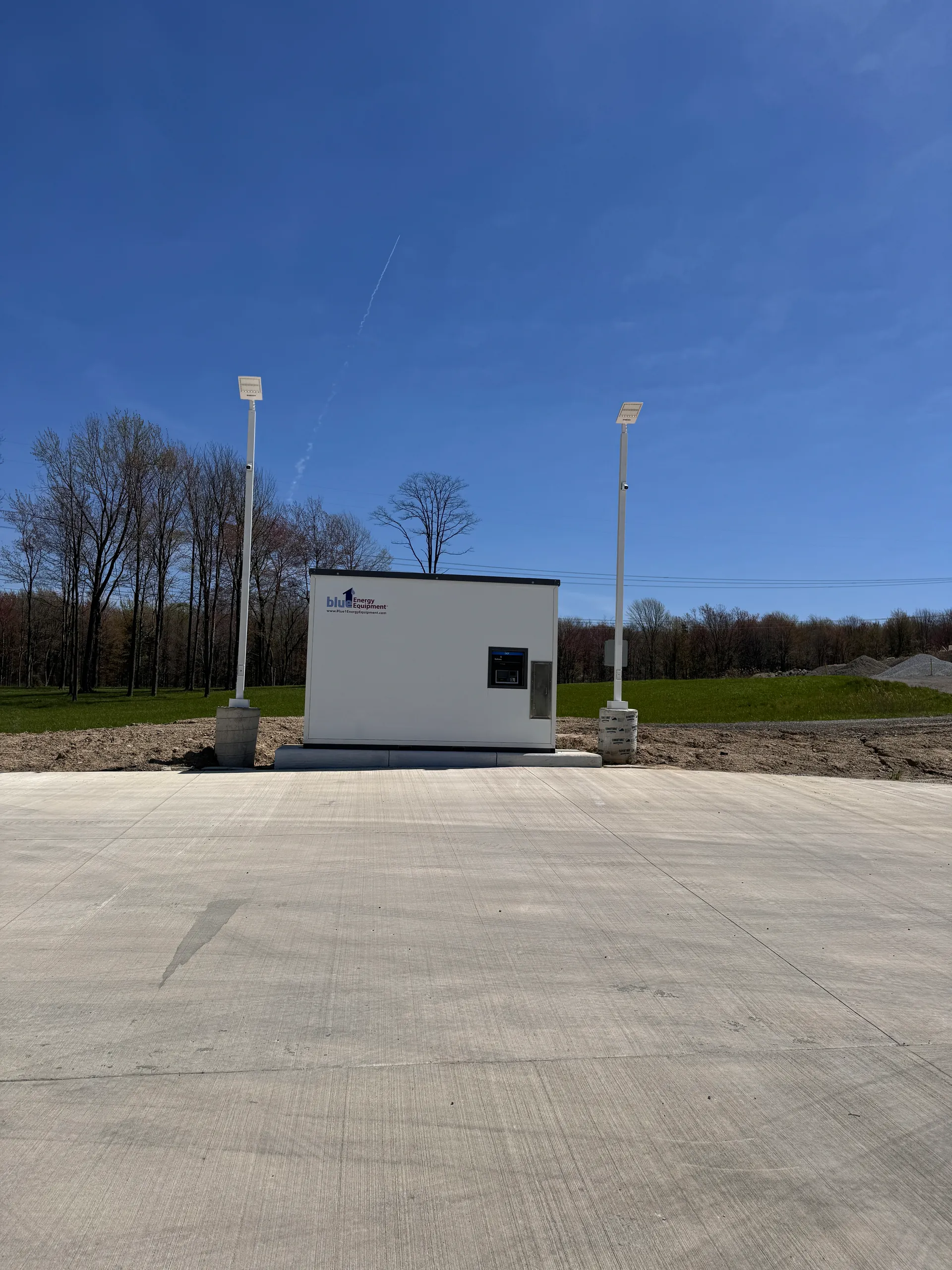 Bulk DEF dispenser station for semi-trucks at GS Truck Stop, I-90 Exit 205